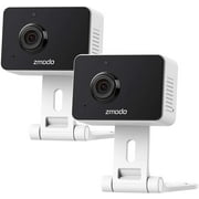 Zmodo Mini Pro 1080p Indoor Home Security Camera Wireless Baby Monitor/Pet/Nanny Camera, Two-Way Audio, Night Vision, Motion Detection (2 Pack)