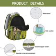 thumbnail image 4 of Hawaii Tropical Wind Palm Leaves Print Backpack: Stylish and Functional Laptop Daypack for Students, Large Capacity, Durable Lightweight, Perfect Gift for Campus Commute, 4 of 6