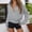 Gray, variant on NMMUED Half Zip Pullover Women Cropped Sweatshirts for Women Pullover Sweatshirts for Women Quarter Zip Pullover Women Oversized Sweatshirt for Women, Black L