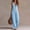 Light Blue, variant on Women's Summer Cotton‑Linen Ruffle V‑Neck Sleeveless Wide‑Leg Jumpsuit Solid‑Color Casual One‑Piece Long Pants with Side Pockets Beige XL(XL)