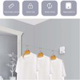 thumbnail image 2 of Indoor Retractable Clothes Drying Rack - Heavy Duty - Telescopic & Invisible - White,4.2M, 2 of 5