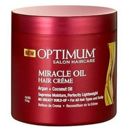 Optimum Salon Hair Care Miracle Oil Hair Creme, 4 oz