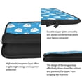 thumbnail image 4 of Pofeuu Cute Polar Bear Print Laptop Carrying Case,13-15-Inch Laptop and Tablet, Sleek Design, Durable and Water-Repellent Fabric, Business Casual or School-13 inch, 4 of 8