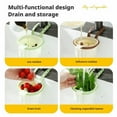 thumbnail image 6 of Hanging Food Waste Catcher for Sink, Sink Strainer Basket with Press Dumping, Self-Cleaning Design, Food Strainer for Sink, Faucet-Mounted Trash Catcher for Kitchen, 1 Pcs, 5.71x5.12x3.51", 6 of 8