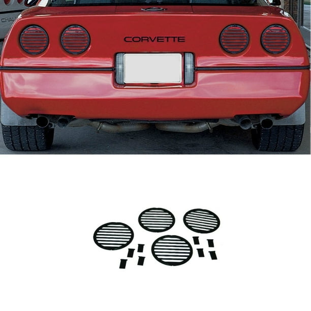 C4 Corvette Tail Light Louver Cover Kit Fits 84 through 90 Corvettes