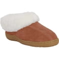 thumbnail image 2 of Old Friend Womens Juliet Leather Sheepskin Lined Moccasin Slippers, 2 of 2