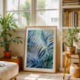 thumbnail image 5 of Blue Green Palm Cove - Painting Unframed Wall Art Print 30 x 45 inches, 5 of 60