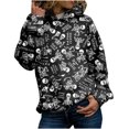 thumbnail image 1 of Sudadera con capucha y cuello redondo de manga larga con estampado de Halloween para mujer Fridja  bvmnju4905, 1 of 5