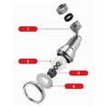 thumbnail image 4 of Aireador de cocina universal para grifo M22 / M24 Zulema Aireador de pulverizador, 4 of 8