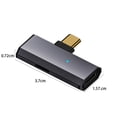 thumbnail image 5 of Divisor USB-C 2 en 1 PD 100W para iPhone 15/Series Galaxy S21/S20 (gris), 5 of 5