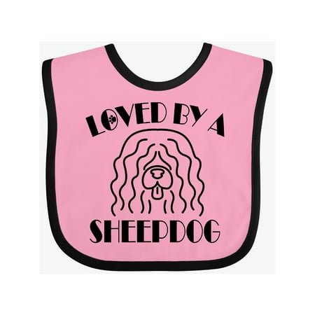 

Inktastic Sheepdog Pet Gift Gift Baby Boy or Baby Girl Bib
