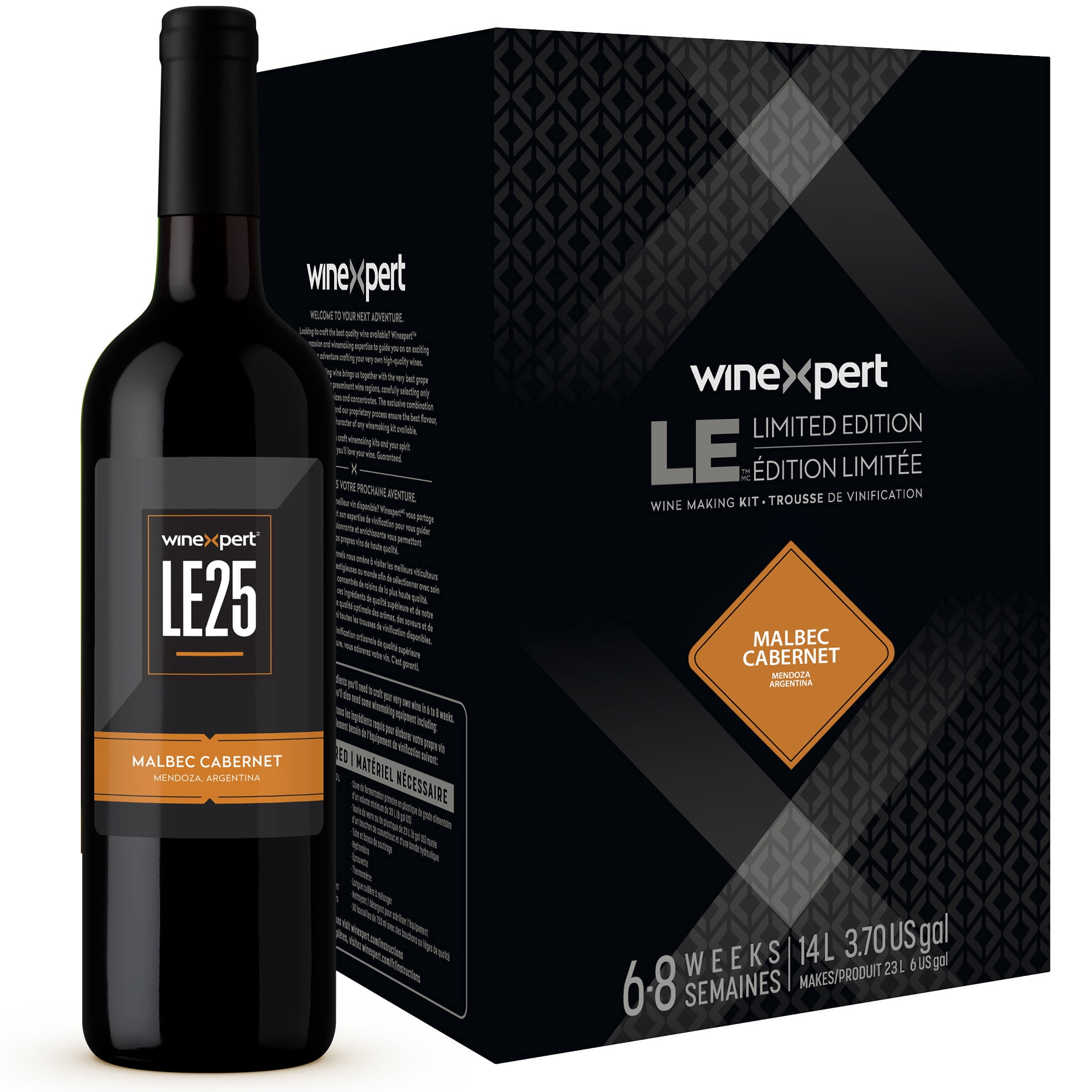 LE25 Argentina Malbec Cabernet 14L - Wine Ingredient Kit by Winexpert