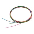 thumbnail image 4 of Cuerdas de color para guitarra, kit de cuerdas para guitarra de 4 piezas, cuerdas para bajo eléctrico, kit de cuerdas para guitarra, estética elegante, 4 of 8