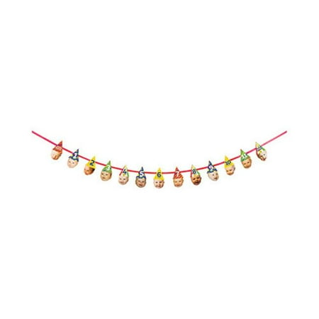 Group Decor Custom Banner With Multi Color Hats Glitter Pack Of 12