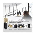 thumbnail image 4 of Kit de micrófono Condenser Studio con soporte para brazo, color dorado, 4 of 6