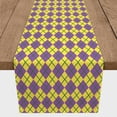 thumbnail image 3 of Creative Products Mardi Gras Check 16x90 Cotton Twill Table Runner, 3 of 3