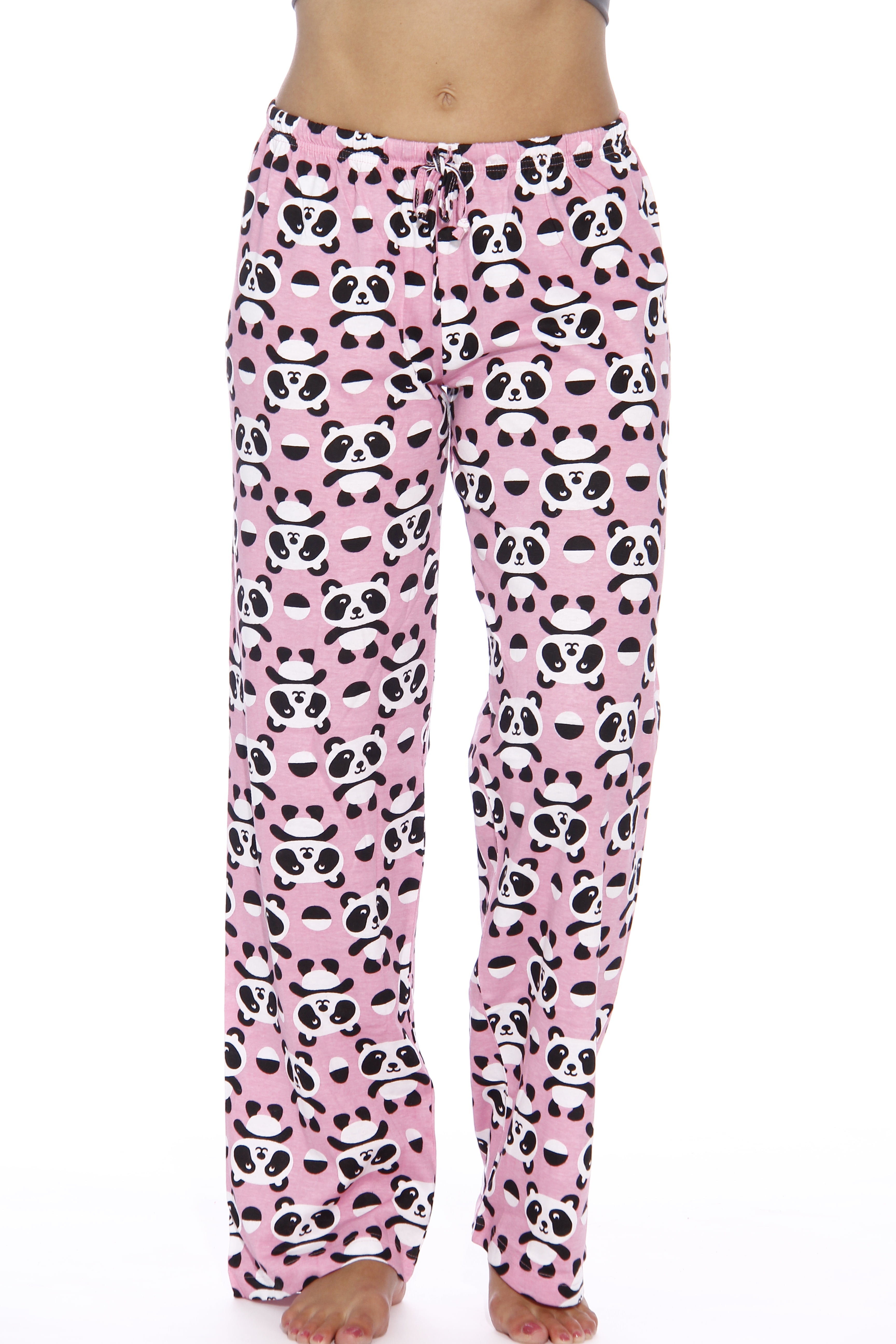 Just Love Women Pajama Pants / Sleepwear / PJs (Large, Panda Coral ...