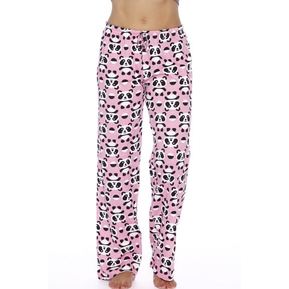 Just Love Women Pajama Pants / Sleepwear / PJs (Panda Coral, Large)