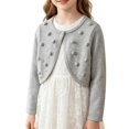 thumbnail image 2 of YOUYEDIAN Girls Cardigan Casual Fashion Button Down Knit Sweaters, 2 of 4