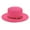 Pink, variant on Hats Adults Unisex Retro Western Cowboy Riding Leather Belt Wide Cap Straw Hat