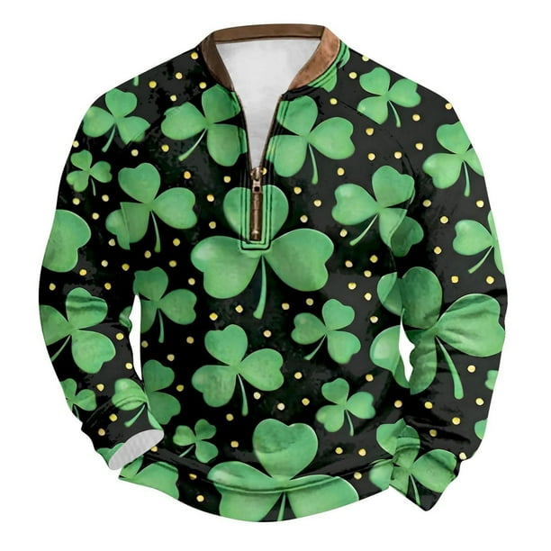Blusas y camisas de manga larga con cuello redondo Sudadera con capucha de cuello redondo para hombre Jersey estampado Top de manga larga Blusa de poliéster para hombre