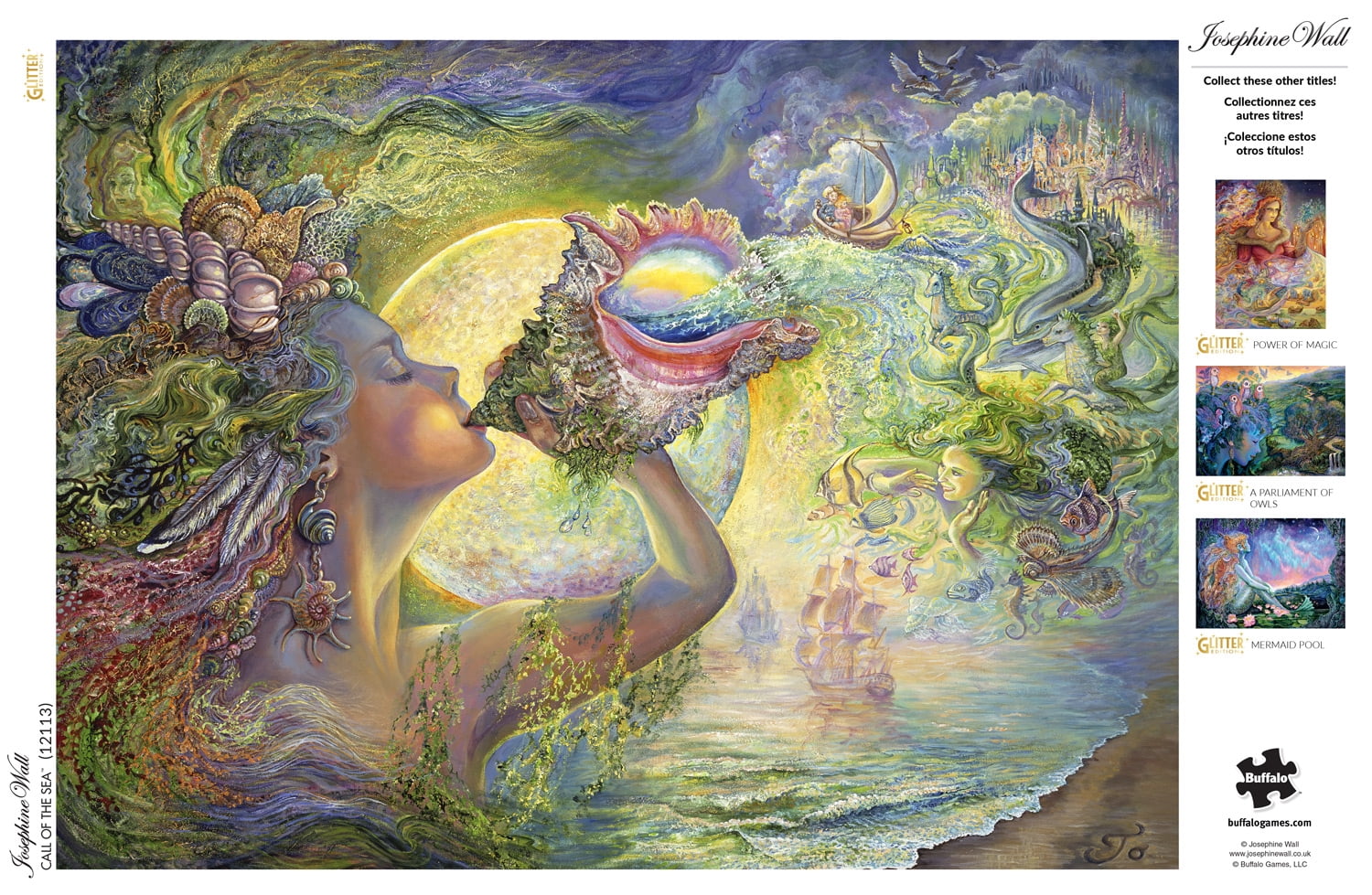 Buffalo Games 1000-Piece Josephine Wall Call of the Sea Interlocking Jigsaw Puzzle