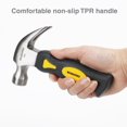 thumbnail image 3 of WorkPro 8Oz Mini Claw Hammer ,Stubby Fiberglass Handle, 3 of 5