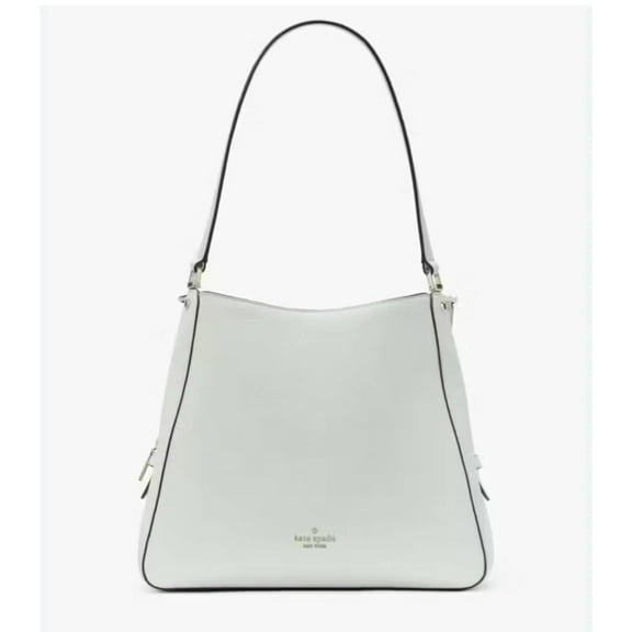 Kate Spade Leila Medium Triple Compartment Shoulder Bag Lime Sherbert Leather