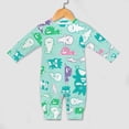 thumbnail image 4 of Badtz Maru Baby Footless Rompers, Long Sleeve Baby Onesie Jumpsuit for Boys Girls, 4 of 8