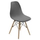 thumbnail image 1 of Funda elástica Sunnimix para asiento de silla Shell sin Brazos Negro gris, 1 of 7