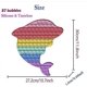 thumbnail image 4 of Huoguo Push Pop Bubble Sensory Fidget Toys, Push It Fidget Toys de gran tamaño, juguete sensorial para apretar para niños adultos, necesidades especiales para aliviar el estrés y la ansiedad, 4 of 4