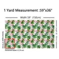 thumbnail image 3 of jejeloiu Cute Flamingo Fabric by the Yard 1 Yard,Jungle Animal Home Decor Fabric by the Yard,Green Tropical Monstera Sewing Fabric For Teens,Ultra Soft Bedroom Decorative, 3 of 6