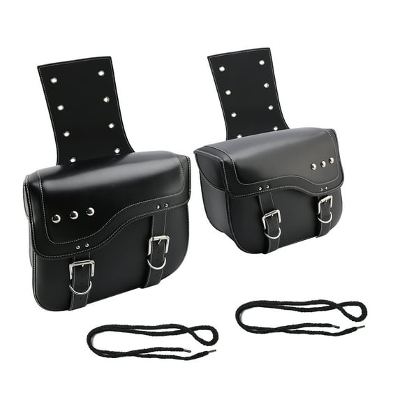 Tail Bag Side Saddlebag Tail Bag Luggage Pouch Storage Black 28L For Motorbike