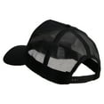 thumbnail image 3 of Korea Veteran Military Patched Big Size Trucker Mesh Cap - Black XL-3XL, 3 of 5