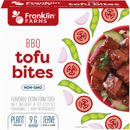 Nature Soy Refrigerated Barbeque Tofu Bites 8 Oz