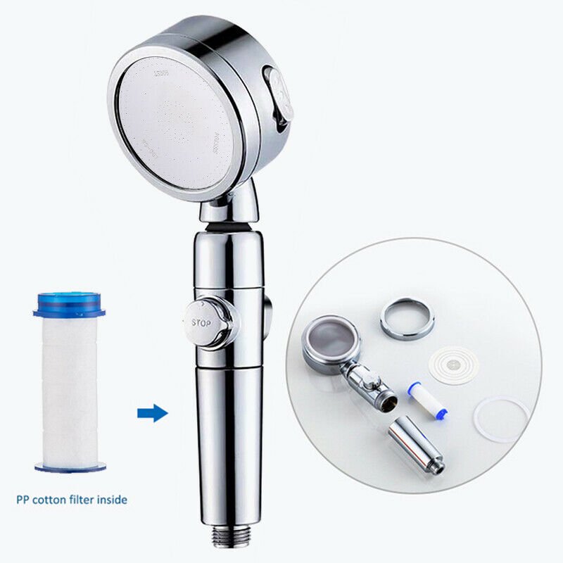 Hight Pressure Chrome Handheld Shower,Detachable Hand Held Showerhead