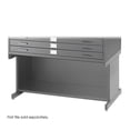 thumbnail image 2 of Safco Open 20"H Base for Flat File Stainless Steel Cabinet in Gray, 2 of 2
