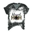 thumbnail image 5 of EQWLJWE Women Blessed Mama T-Shirt Blessed Mom Shirts Blessed Leopard Floral Mother Tee Tops, 5 of 5