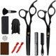 thumbnail image 1 of Hairdresser set with scissors, combs, clips, cape 11 parts, hair styling., 1 of 5