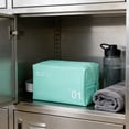 thumbnail image 5 of Waterproof Travel Wash Bag With Ample Storage, Lightweight Portable Toiletry Organizer For Shower, Gym Or Business Trip, Easy Clean PVC Or Polyester Build, Secure Closure, 23×11.5×11.5 Cm, 5 of 6
