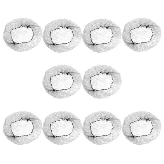 OUNONA 100Pcs Black Nylon Invisible Elastic Hair Nets Breathable Mesh Bun Cover for Wig
