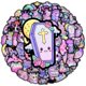 thumbnail image 3 of Pegatinas góticas moradas de Anime de dibujos animados para coche, portátil, teléfono, decoración de papelería, calcomanías de vinilo, pegatina impermeable, juguetes para niños, regalos, 3 of 3
