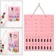 thumbnail image 3 of Porta Bebé Niña Soporte organizador de almacenamiento para diademas de bebé niña colgante para lazo de pelo rosa Ehuebsd Libre de BPA, 3 of 8