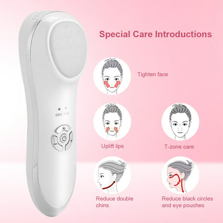 LED Skin Tightening Face Lifting Machine Light Therapy Photon Tender Skin Phototherapy Beauty, Ultrasonic Facial Machine, Ion Importing