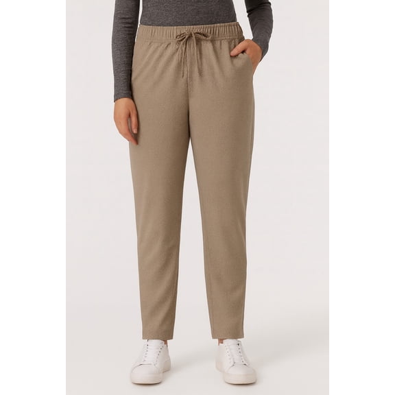 Hurley Women's Trek Lightweight Straight Leg Pants, Sand, Size XXL