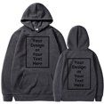 thumbnail image 3 of Wangmeiwg Women's Sweatshirts Custom DIY Women Solid Rope Hoodie Long Sleeve Pullover for Comfort and Style Dark Gray S, 3 of 3