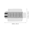 thumbnail image 2 of Miangastore Travel Jewelry Organizer Jewelry Storage Roll Bag Finger Rings Organizer, 2 of 8