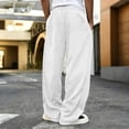 thumbnail image 4 of Baggy Sweatpants Men Wide Leg Loose Fit Lounge Gym Solid Casual Uncuffed Oversized Joggers, 4 of 4