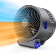 thumbnail image 1 of Combinación de ventilador y calentador de escritorio, ventilador circulador de aire de refrigeración, 1 of 6