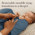 thumbnail image 6 of Owlet Dream Sleeper with Swaddle, Wearable Unisex Blanket for Newborn – Bedtime Blue, 6 of 6
